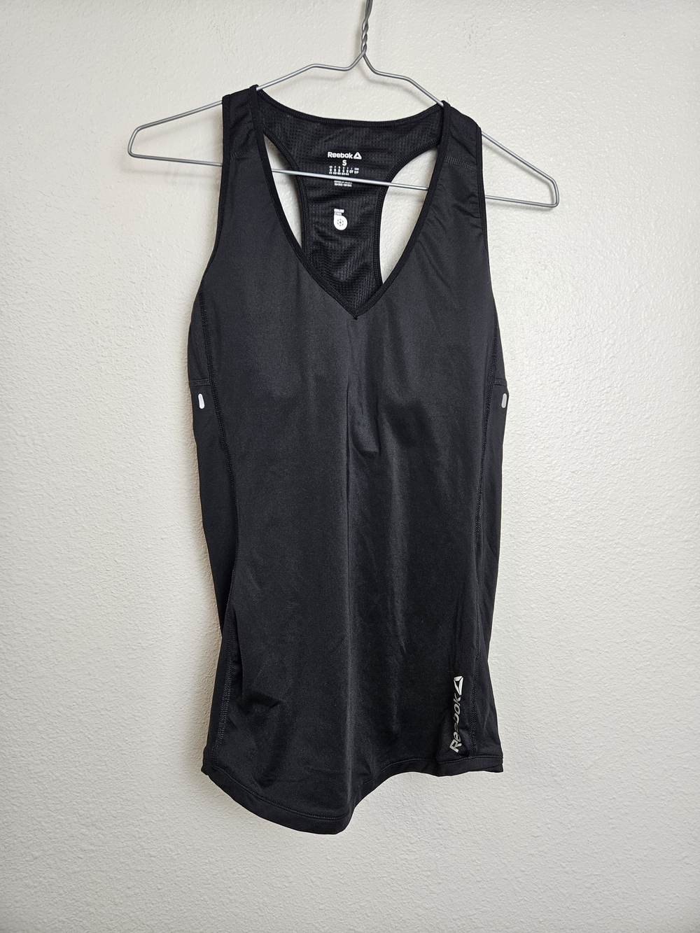 Reebok Black Racerback Performance Tank Top Small